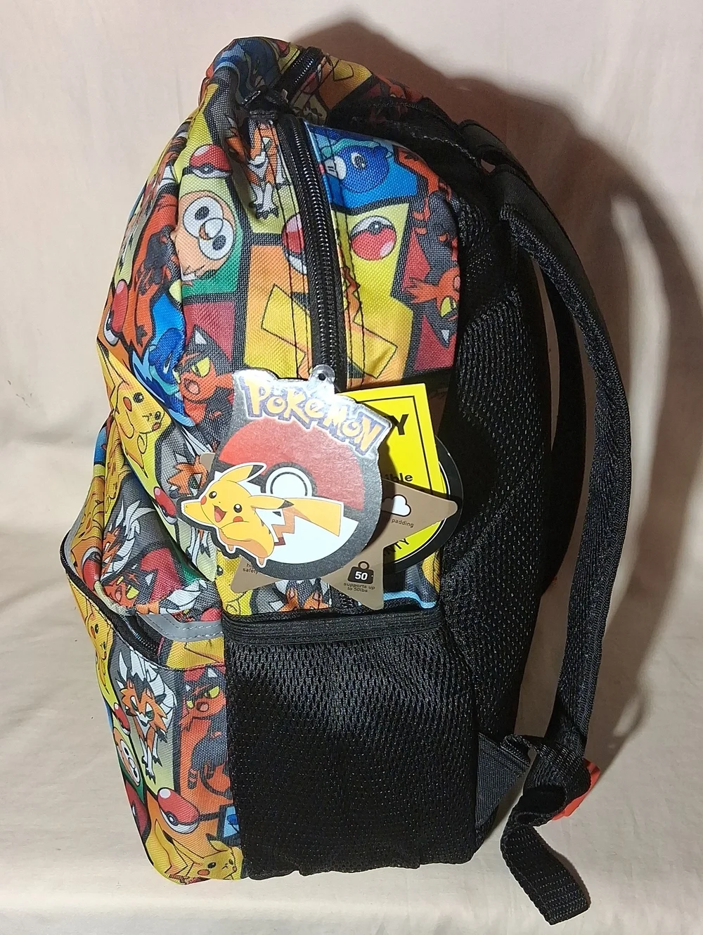 Pokemon Yellow Multi-Character Graphic Backpack